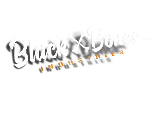 Black Bones Real Logo Sticker