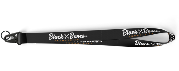 Black Bones Real Moto Co Lanyard